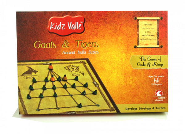 Kidz Valle Goats & Tigers , Adu Huli Aata , Adu Puli Aatam, Punjitam, Bagh Bakri Or Pulikatta, Indian Traditional Board Game - The Kids Circle