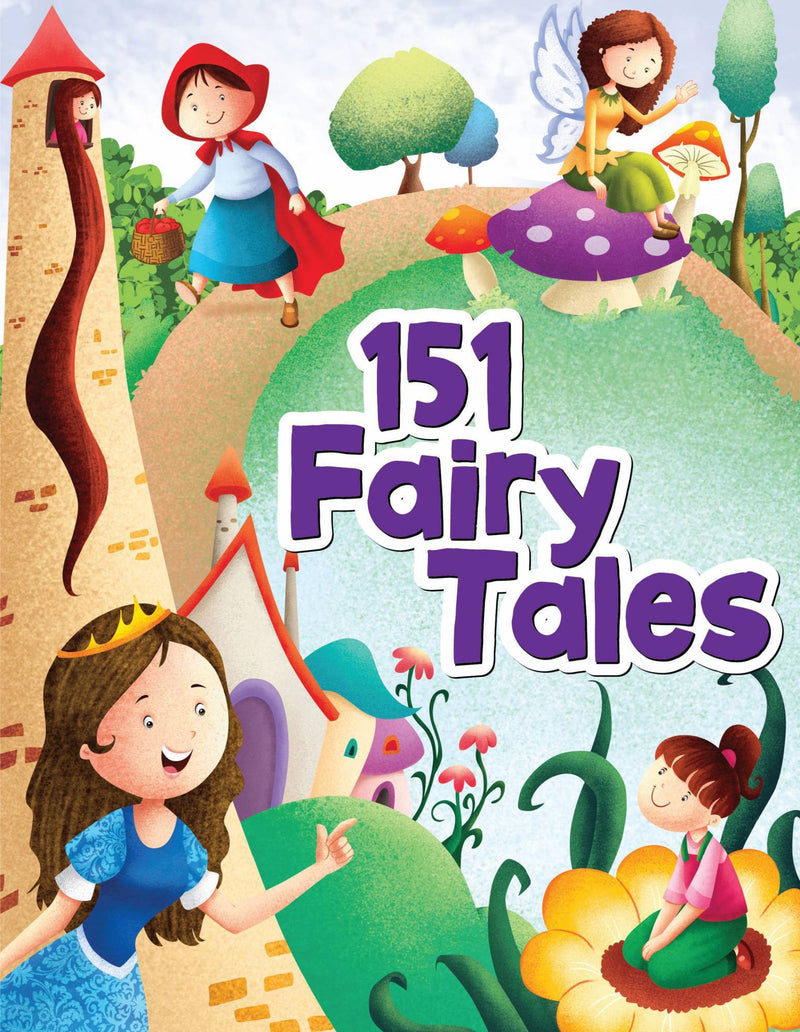 151 Fairy Tales - Padded & Glitered Book Hardcover The Kids Circle
