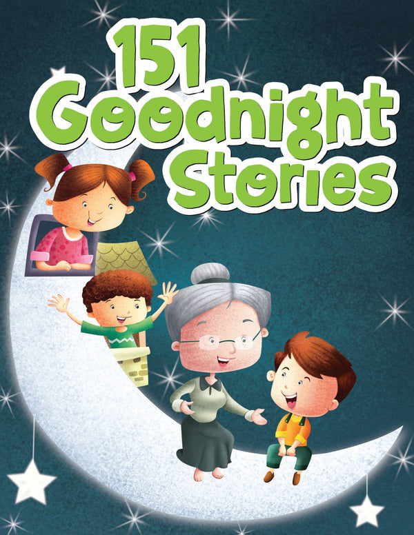 151 Goodnight Stories - Padded & Glitered Book Hardcover The Kids Circle