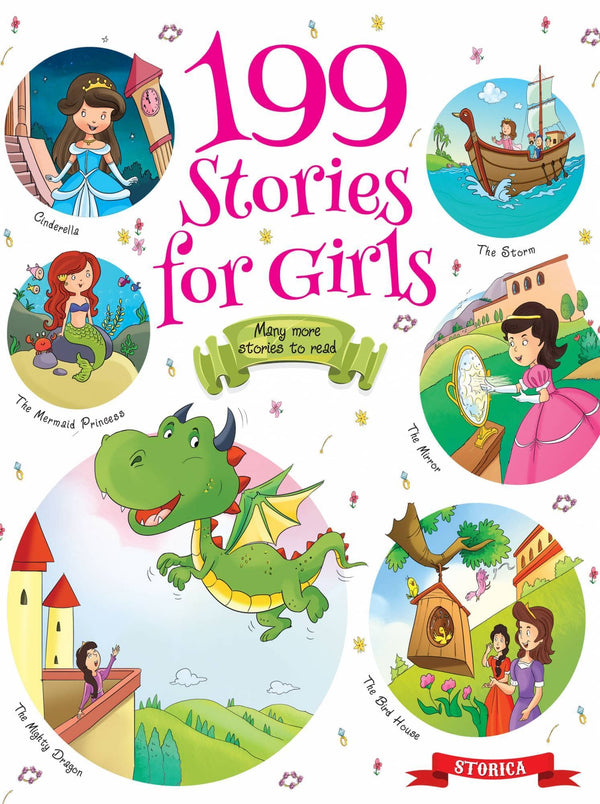 199 Stoies For Girls - Exciting Stories For 3 To 6 Year Old Girls Paperback The Kids Circle
