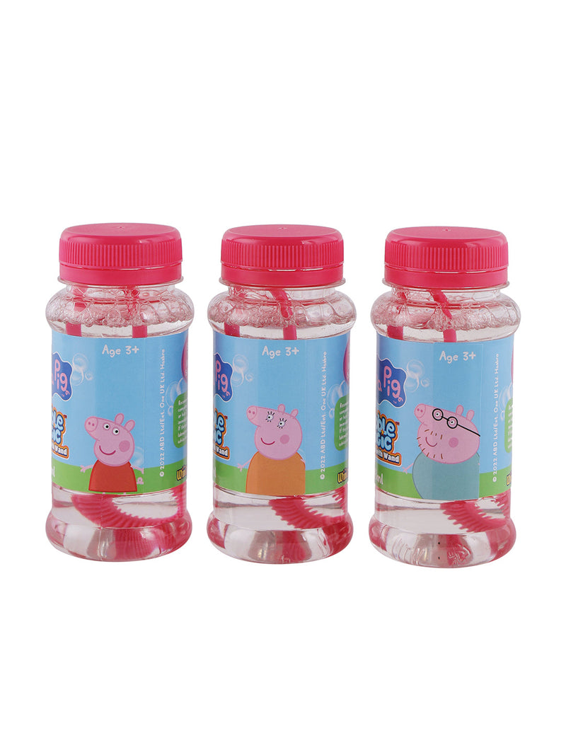 3 Pack 118 ML Solution with Wand Peppa Pig The Kids Circle
