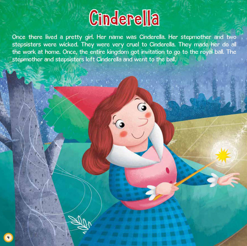5 Minute Fairy Tales - Premium Quality Padded & Glittered Book Hardcover The Kids Circle