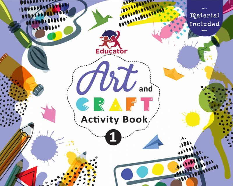 Art And Craft Activity Book 1 For 4-5 Year Old Kids With Franceee Craft Material The Kids Circle