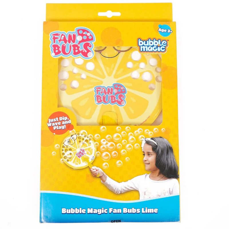 Bubble Magic Fan Bubs Lime The Kids Circle