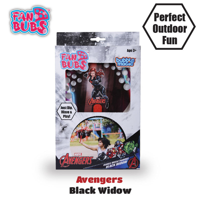Bubble Magic FanBubs Black Widow The Kids Circle