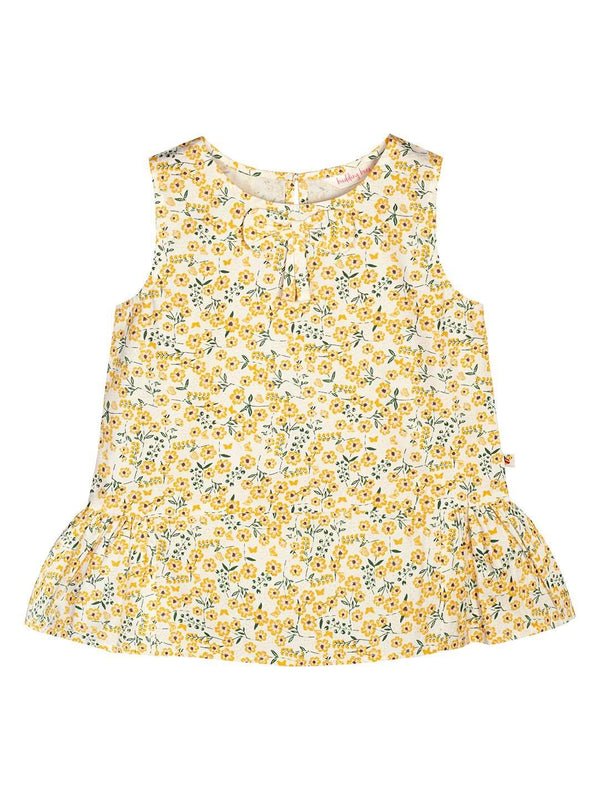 Budding Bees Girls Floral A-Line Top The Kids Circle