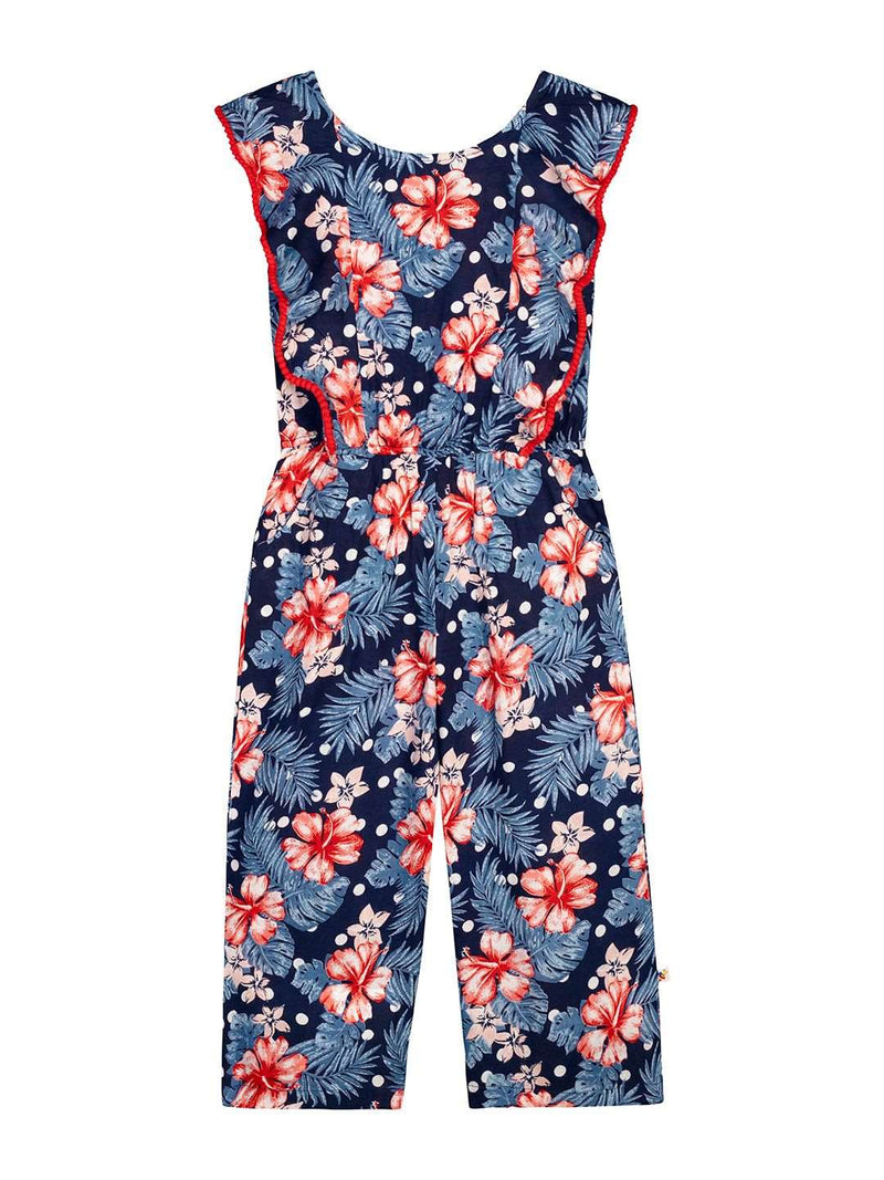 Budding Bees Girls Floral Jumpsuit The Kids Circle