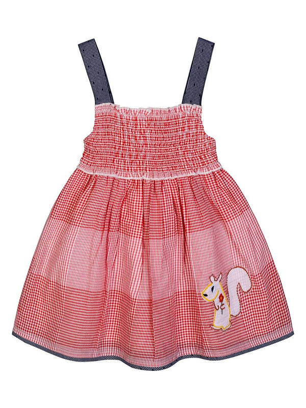 Budding Bees Infants Dress with patch work The Kids Circle