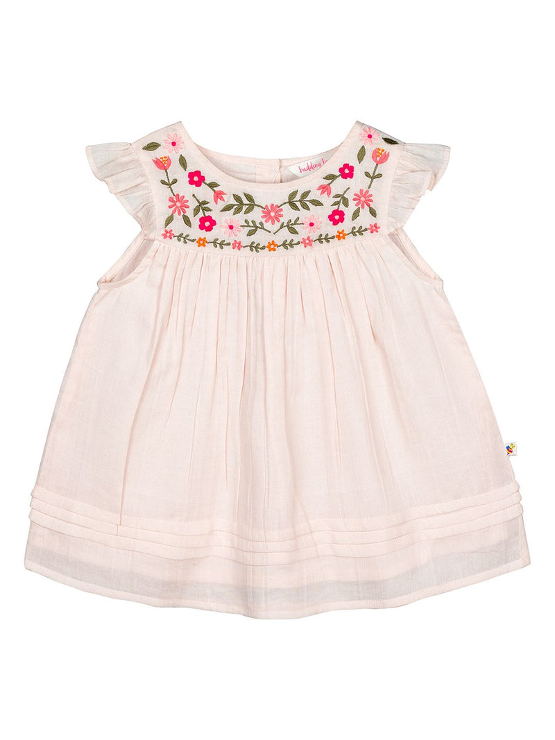 Budding Bees Infants Embroidered Fit & Flare Dress The Kids Circle