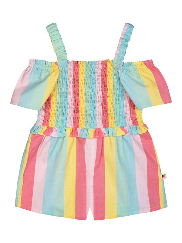 Budding Bees Infants Striped Smocked Playsuit The Kids Circle