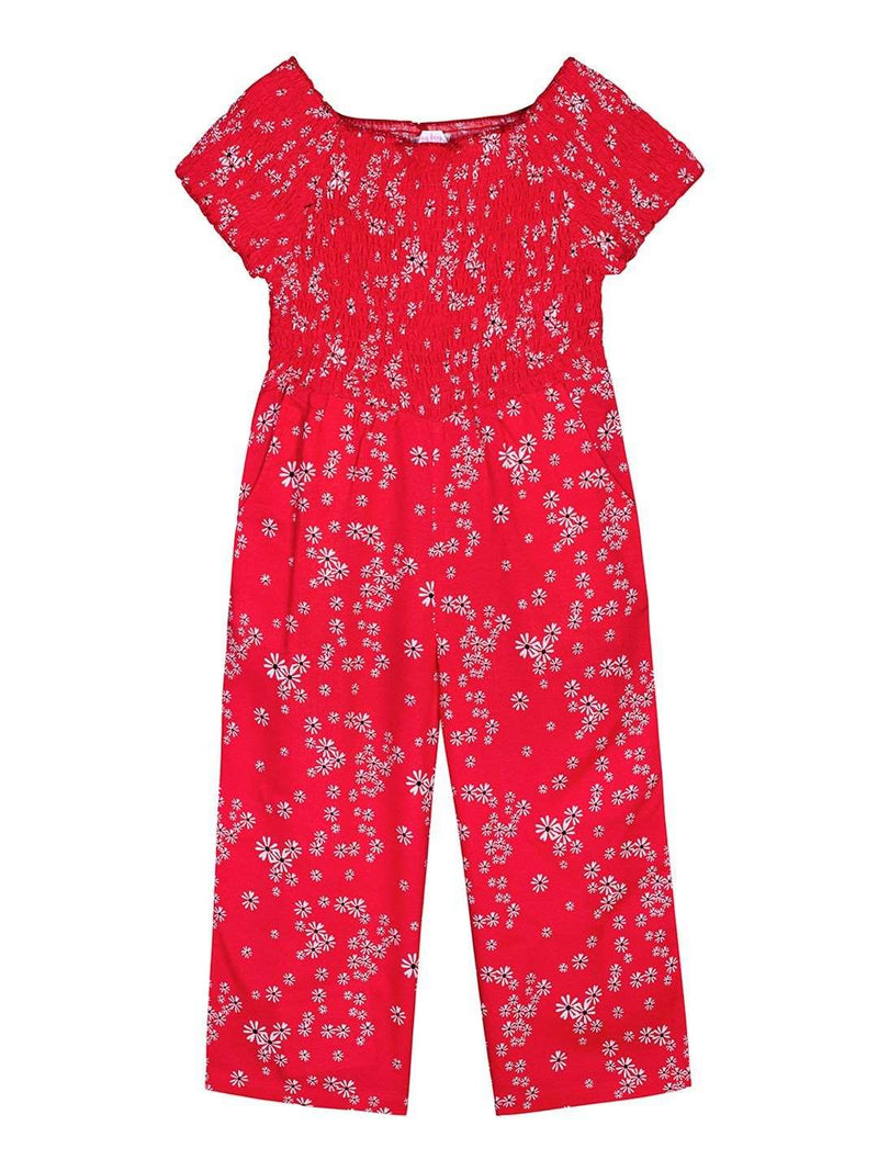 Budding Bees Printed Jumpsuit The Kids Circle
