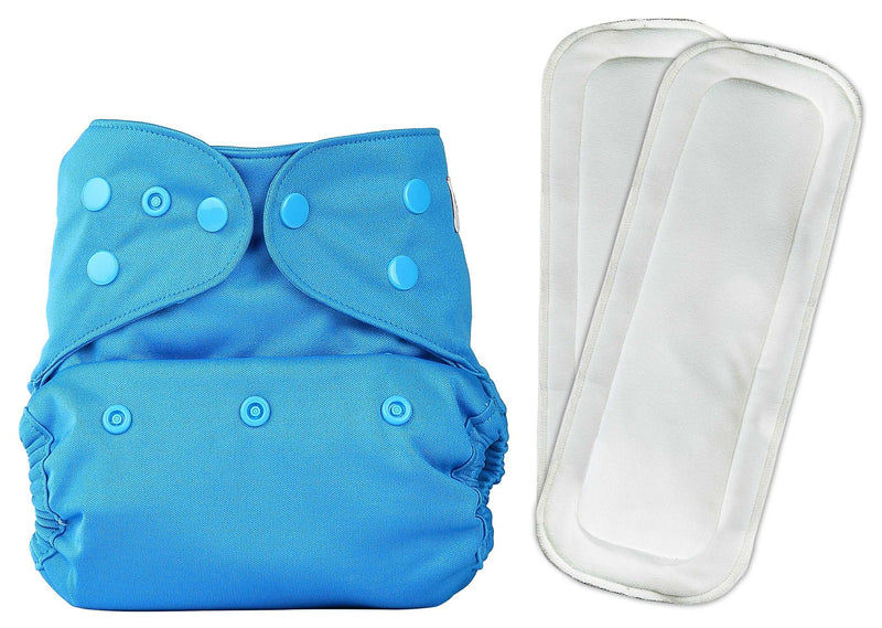 Bumberry Adjustable Reusable Cloth Diaper Cover With 2 Wet Free Inserts For Babies (3-36 Months)