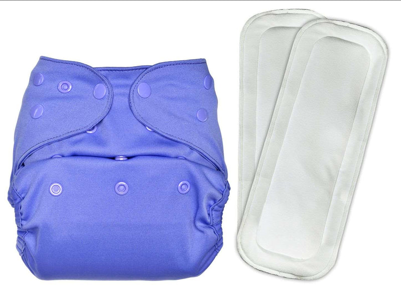 Bumberry Adjustable Reusable Cloth Diaper Cover With 2 Wet Free Inserts For Babies