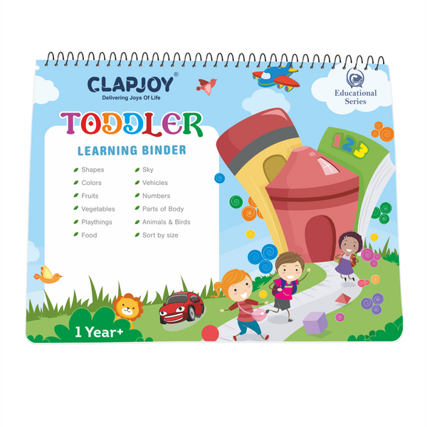 Clapjoy Velcro Book Level 1 for preschool kids upto 2 years