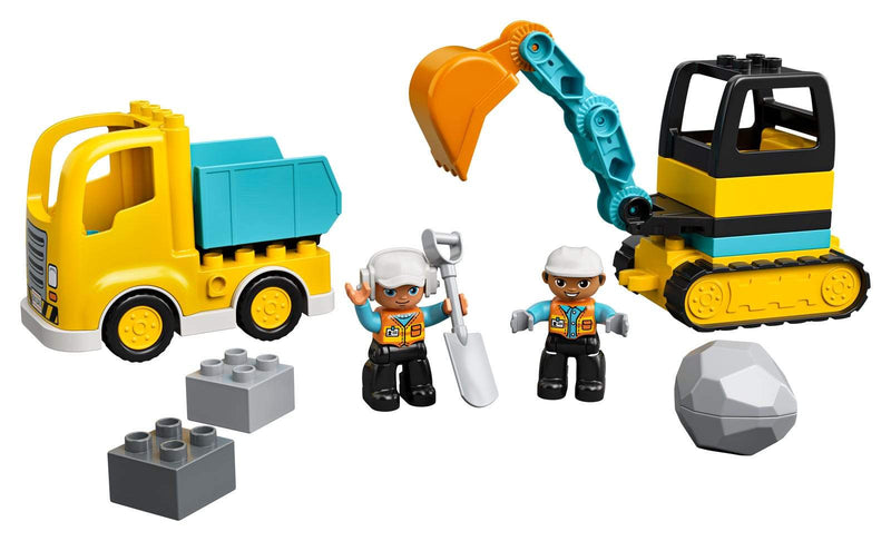 Lego Truck & Tracked Excavator - The Kids Circle
