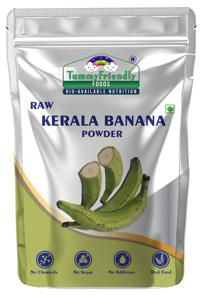 TummyFriendly Foods Natural Raw Kerala Banana Powder | Raw Nendran Banana Powder | No Chemicals Cereal (200 g)