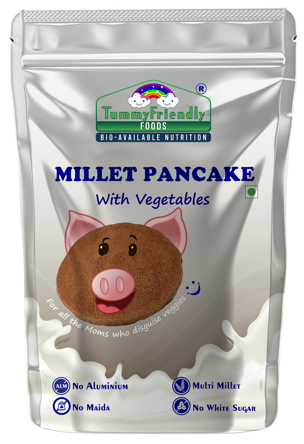 TummyFriendly Foods Aluminium-Free Millet Pancake Mix with Vegetables 800 g