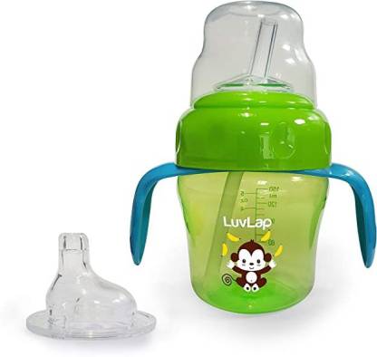 Luvlap Banana Time 2-In-1 Straw & Spout Cup - 150 Ml