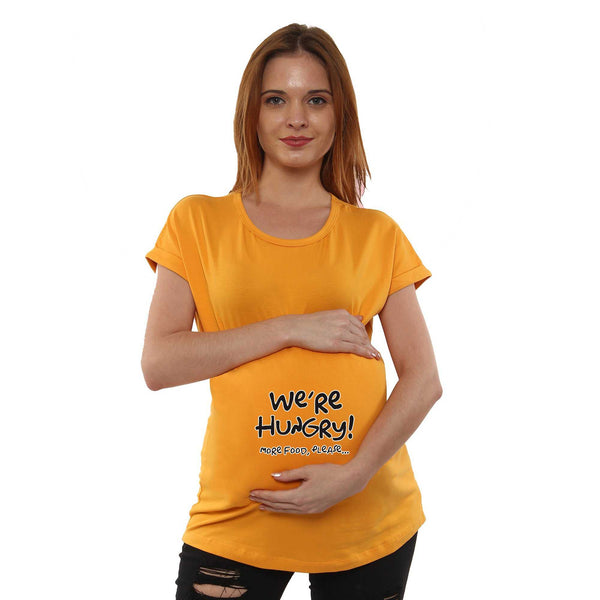 Silly Boom Women Pregnancy Tshirt with Mummy to be Printed Design