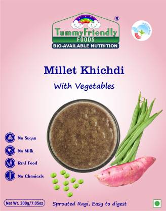 TummyFriendly Foods Organic Millet Khichdi Mix With Vegetables for Toddler Cereal (200 g)