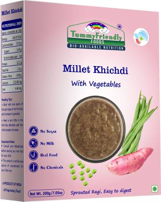 TummyFriendly Foods Organic Millet Khichdi Mix With Vegetables for Toddler Cereal (200 g)