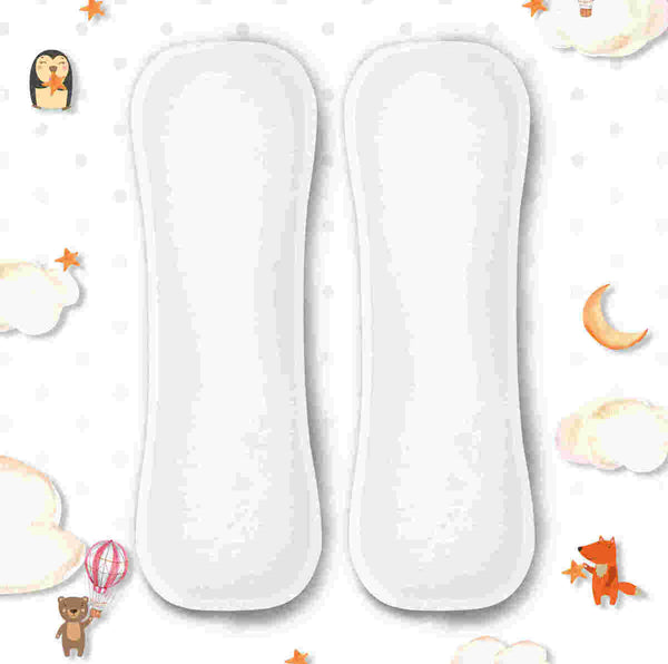 Paw Paw Bunny Reusable Diaper Pad Pack of 2 - White