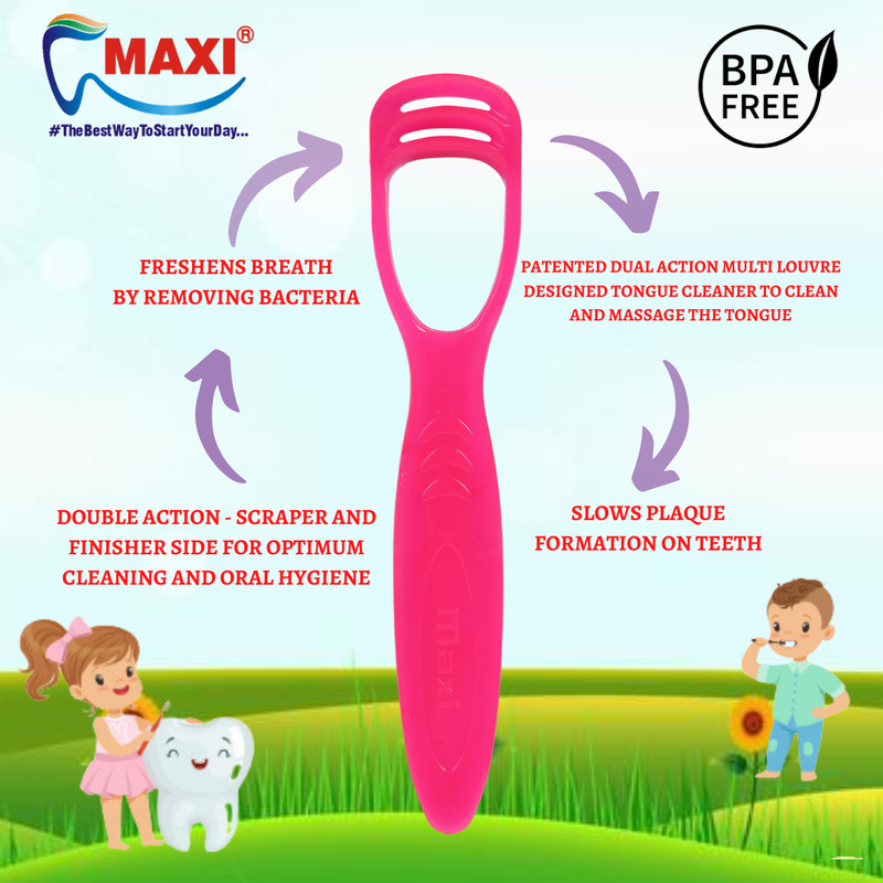 Maxi 1 Number Tongue Cleaner (Pack Of 6)