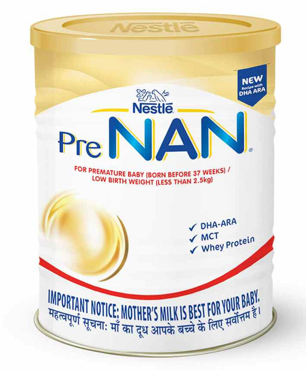 Nestle PRE NAN Low Birth Weight Infant Milk Formula 400g TIN Pack(for Premature Baby (Born Before 37 Weeks / Low Birth Weight (Less Than 2.5 kg)) - The Kids Circle