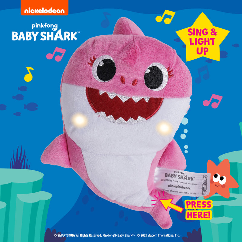 Winmagic Sing & Light Up Mommy Shark 12”