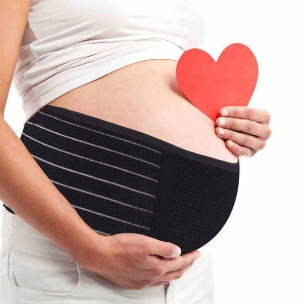 Belly Band for Pregnancy Maternity Belt Pregnancy Support Belt Bump Band Abdominal Brace Belt - Relieve Lower Back , Pelvic and Hip Pain ( Breathable / Adjustable )