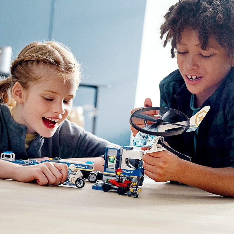 Lego Police Helicopter Transport - The Kids Circle