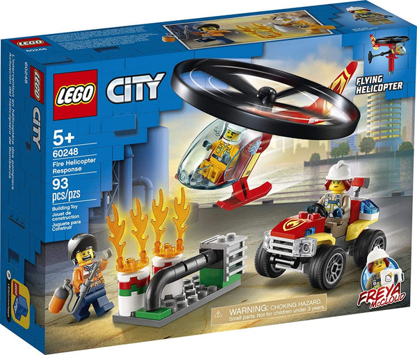Lego Fire Helicopter Response - The Kids Circle