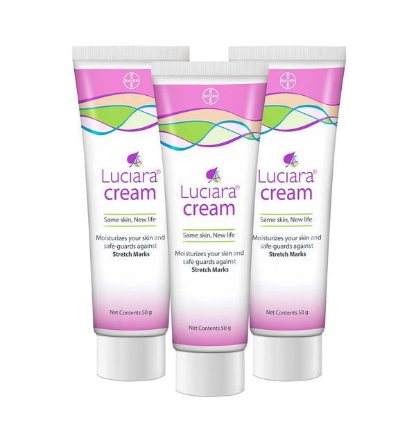 Luciara® Cream, Anti-stretch marks cream, Reduce stretchmarks, No 1 prescribed brand, safe for pregnancy, All skin types, paraben-free, non-fragrant, non-colourant