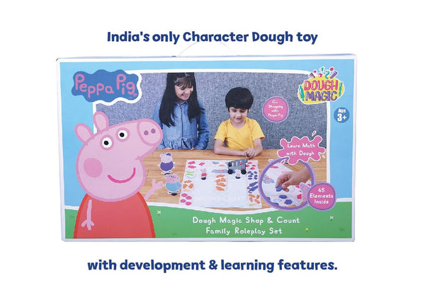 Winmagic Dough Magic Shop & Count Family Roleplay Set - Peppa Pig