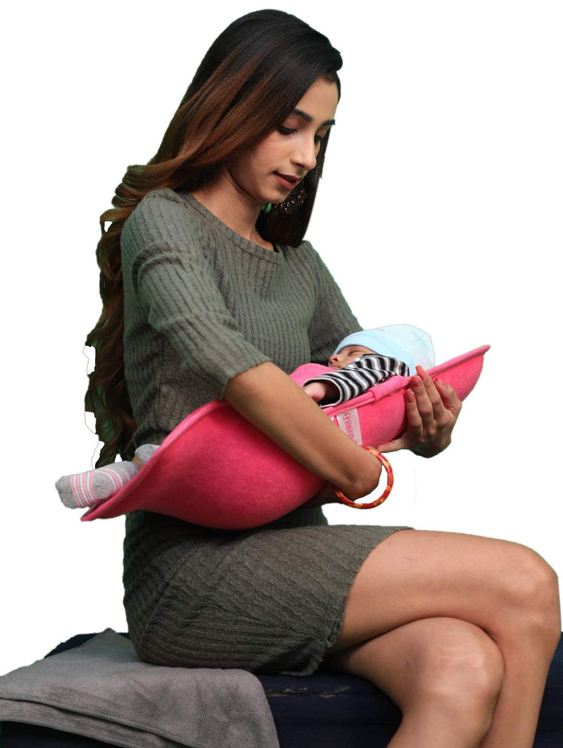 HOOPA Feeding Pillow Strawberry | Feeding Pad | Infant Carrier | Newborn Carrier | Nursing Pad, Reclined Carrier…