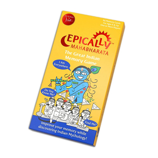 Positively Perfect Epically Mahabharata, Best Memory Card Game for Children Based on Mahabharat, Family Fun Game.