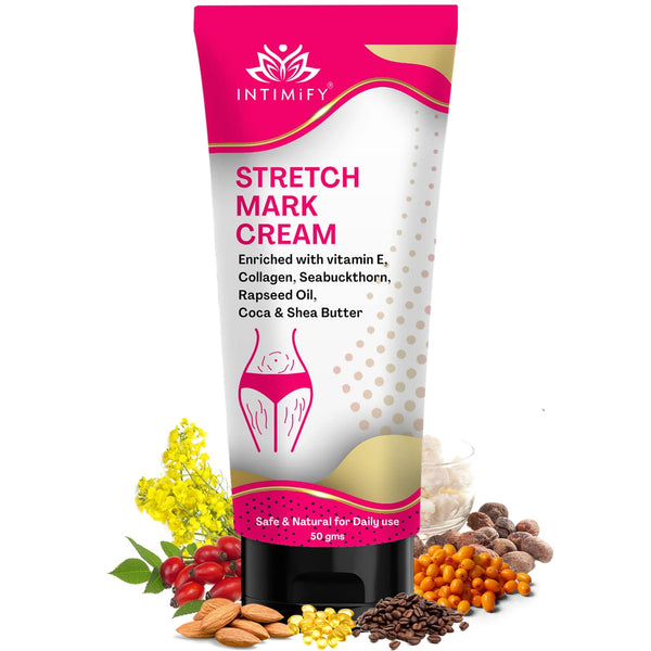INTIMIFY Stretch Mark Removal Cream For Women, Stretch Mark Cream For Pregnancy, Stretch Mark Cream During Pregnancy, Stretch Mark Removal Ceam After Pregnancy