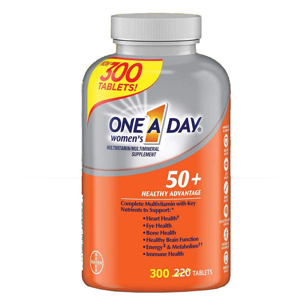 ONE A DAY Women's 50+ Healthy Advantage Multivitamin 300 Tablets