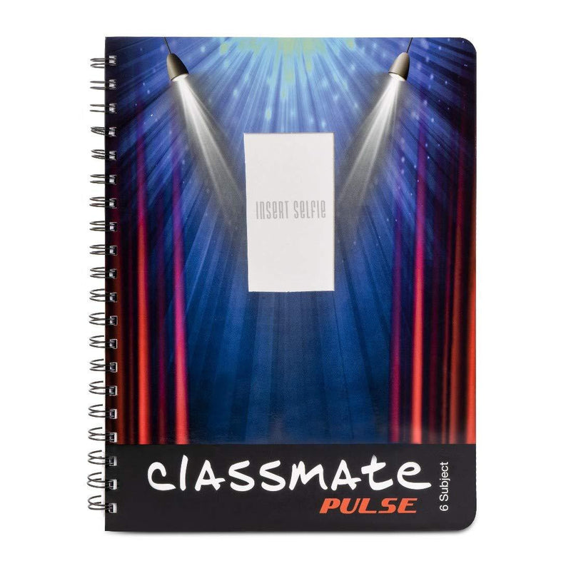 Classmate 6 Subject Selfie Notebook -Single Line