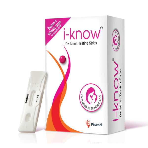I-know ovulation test kit for women planning pregnancy - 5 strips, Multi-coloured