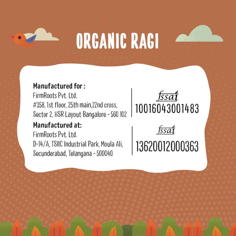 Timios Organic Ragi Porridge-400g(Pack of 2)