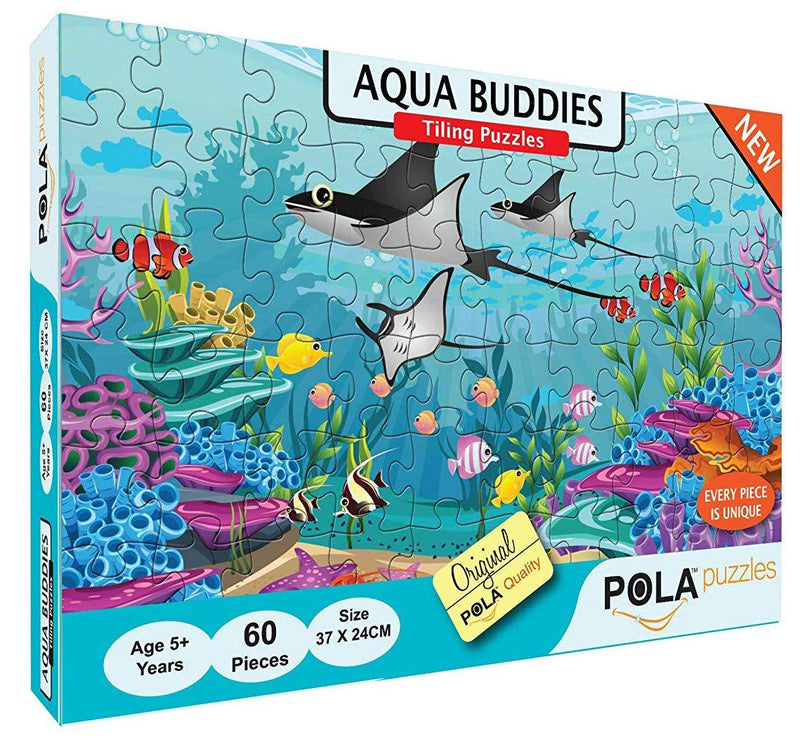 Pola Puzzles Combo Puzzles 60 Pieces Tiling Puzzles (Jigsaw Puzzles, Puzzles For Kids, Floor Puzzles), Puzzles For Kids Age 5 Years And Above. Size: 37 Cm X 24 Cm - The Kids Circle