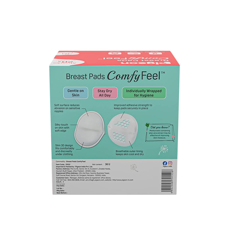 Pigeon Breast pads comfy Feel Absorbs20x,36 Pcs