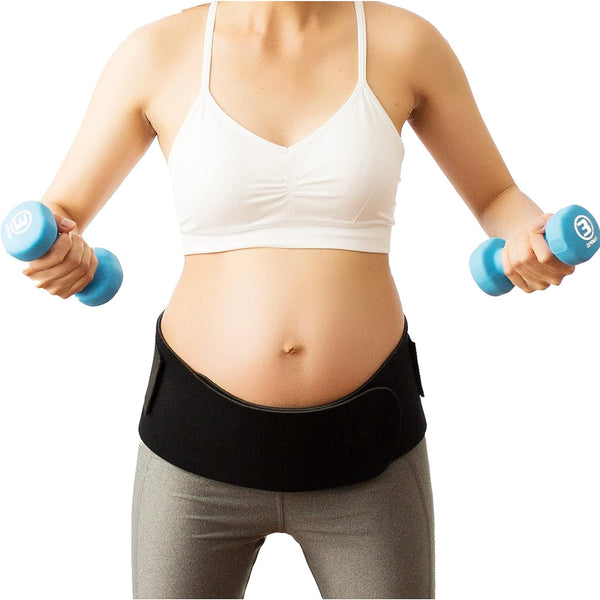 CABEA Baby Belly Band - Sport Pregnancy Postpartum Maternity Belt Abdominal Hip Back Support