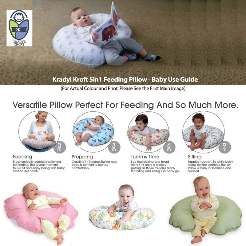 KRADYL KROFT 5in1 Baby Feeding Pillow with Detachable Cover (Van Gogh)