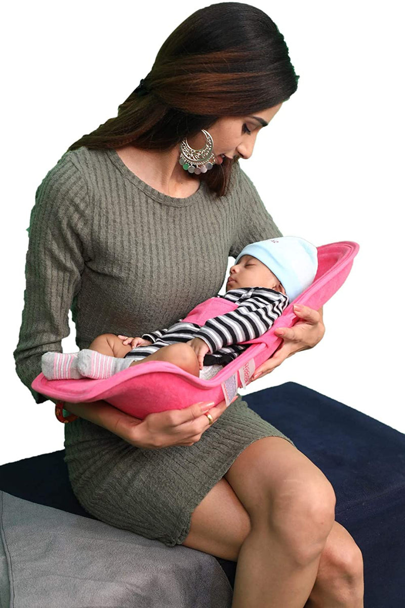 HOOPA Feeding Pillow Strawberry | Feeding Pad | Infant Carrier | Newborn Carrier | Nursing Pad, Reclined Carrier…