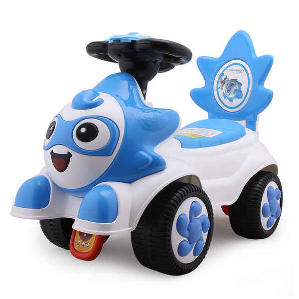 Cot and Candy A+B Foot To Floor Ride On Car - Blue