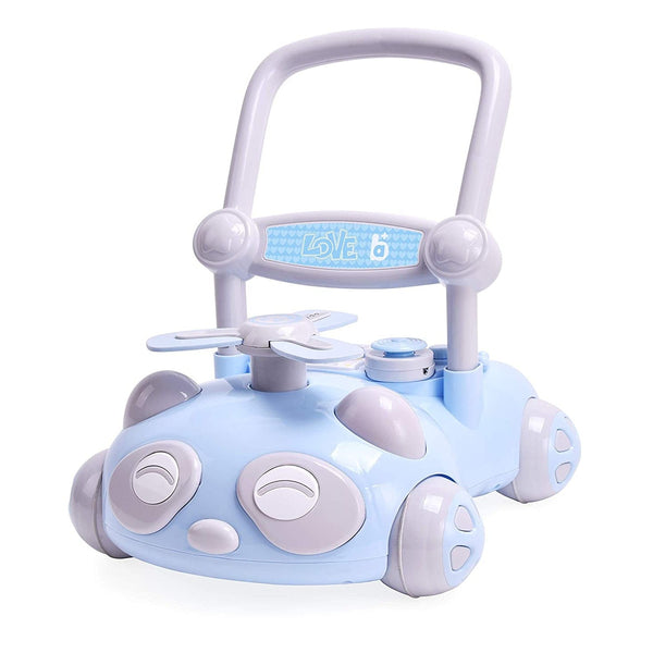 Cot and Candy A+B Baby Baby Walker - Blue & Grey