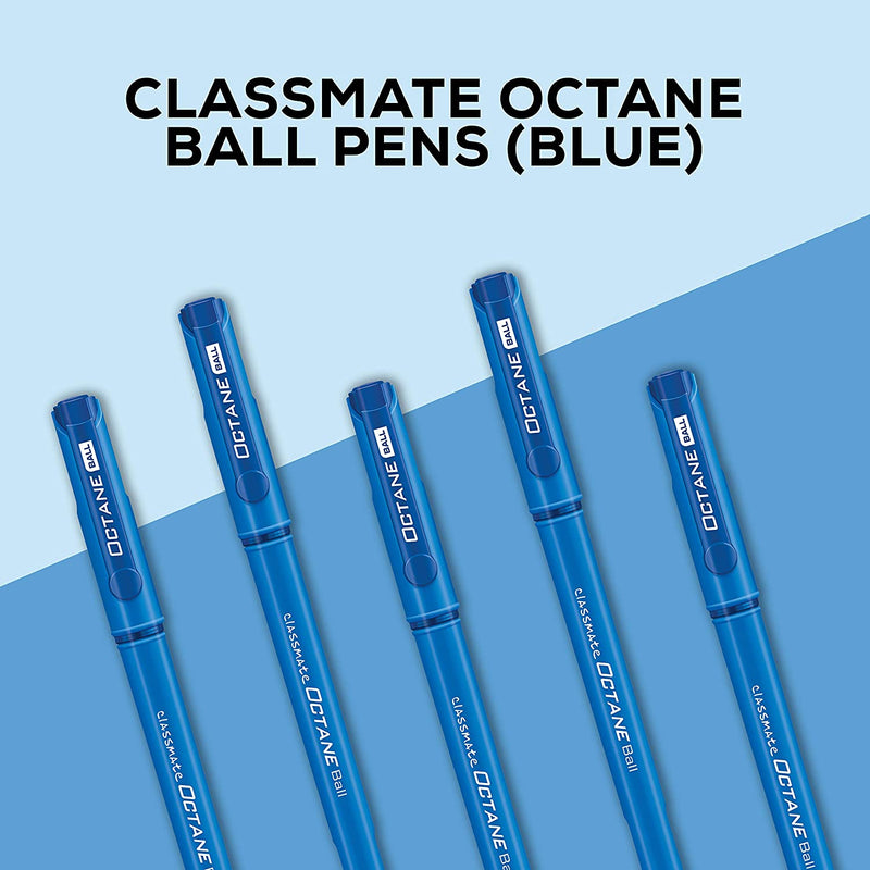 Jar of 25 Classmate Plastic Octane Balls (Blue)