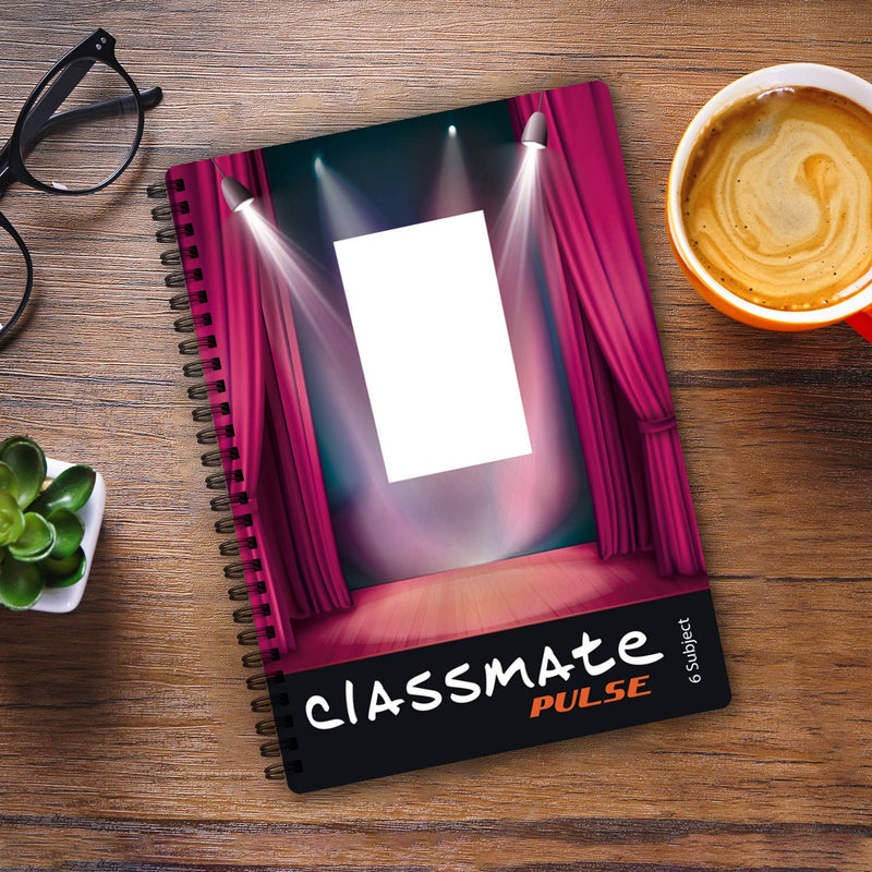 Classmate Pulse 6 Subject Notebook - Single Line